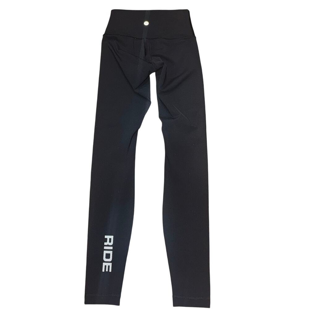 Lululemon Ride Inside Tight Size 2 Black 27” Inseam Full Length Cycling Leggings - Picture 3 of 13